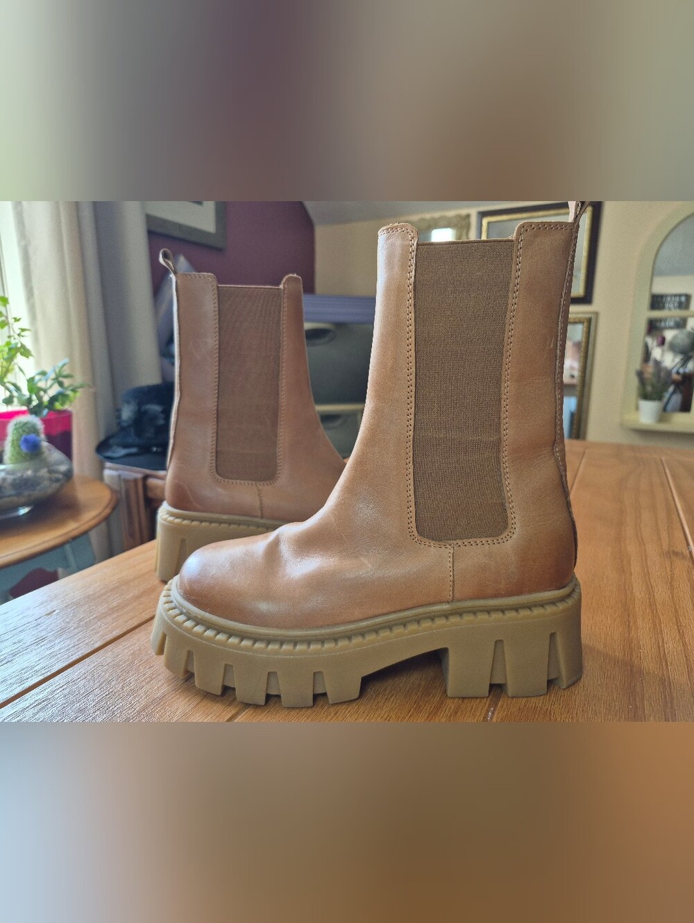 Steve Madden 'Chargers' Leather Boots - Size 7